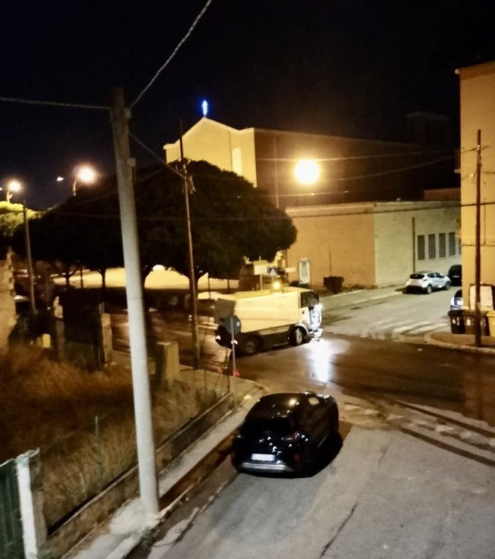 Talsano spazzamento notturno