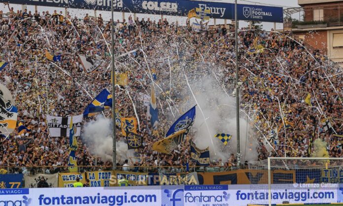 la curva del Parma
